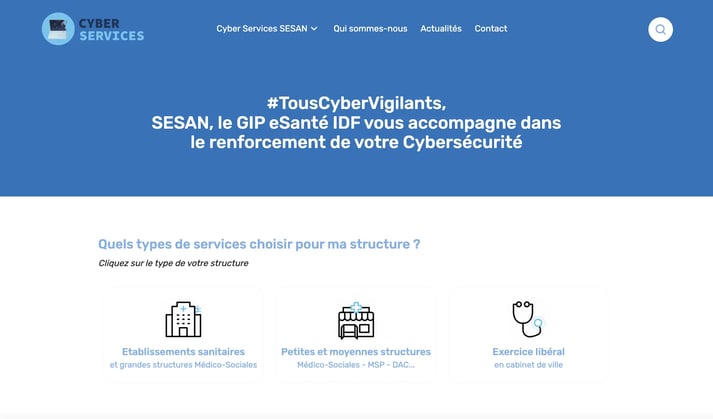 Site cyberservices Sesan