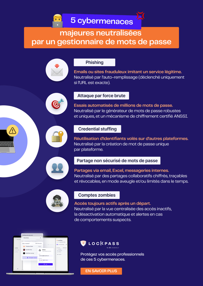 infographie 5 cybermenaces